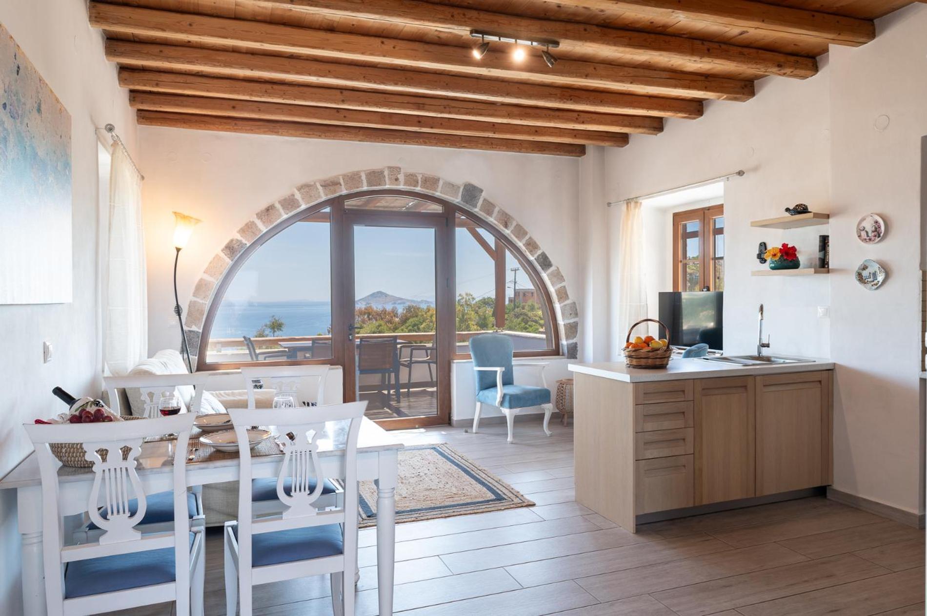 Blue Vista Patmos Villa Скала Екстериор снимка